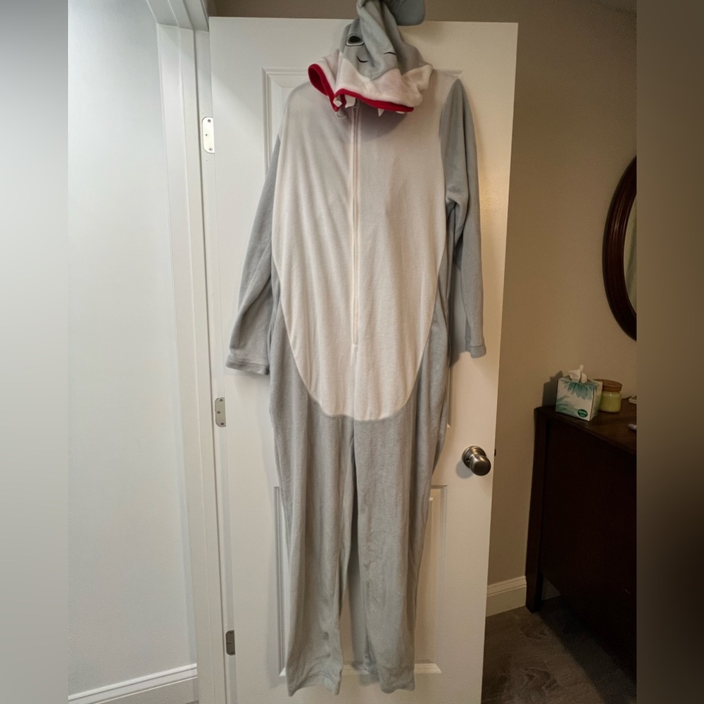 Shark onesie costume